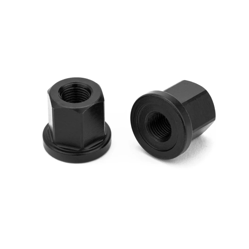 Mission Steel Axle Nuts Black 3/8