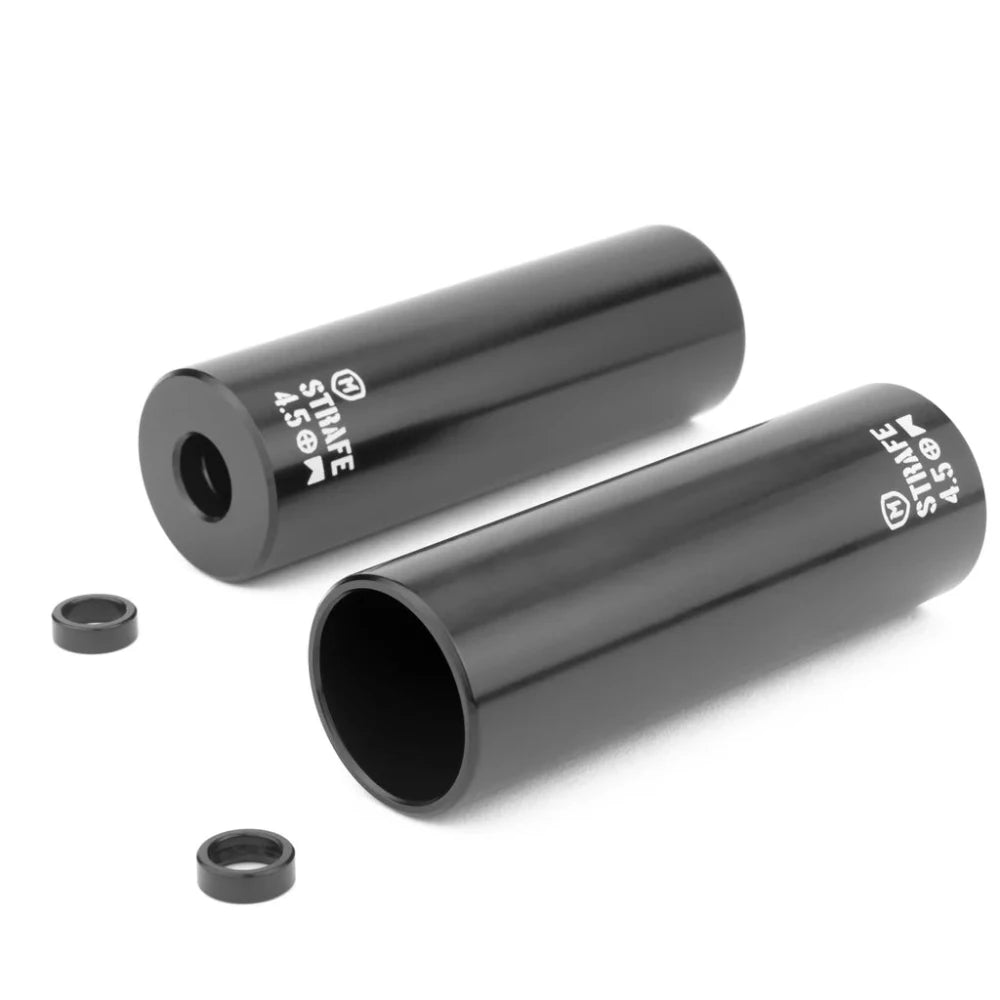 Mission Strafe 4.5in Black BMX Pegs (PAIR)