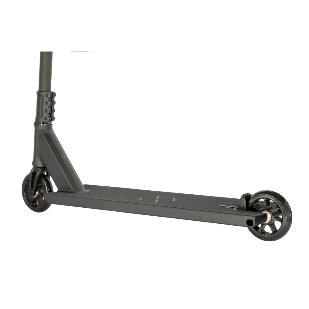 Native Format Black Pro Street Scooter Complete Back Angle Close Up