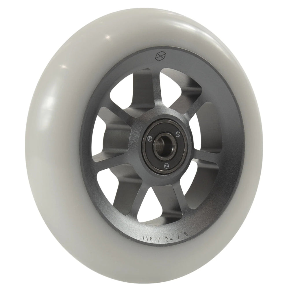 Native Profile Freestyle Scooter Wheels Grey Gunmetal Angle View
