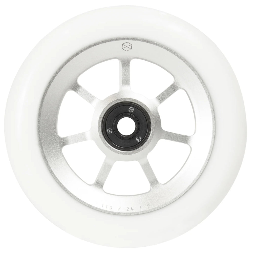Native Profile Freestyle Scooter Wheels Silver White PU