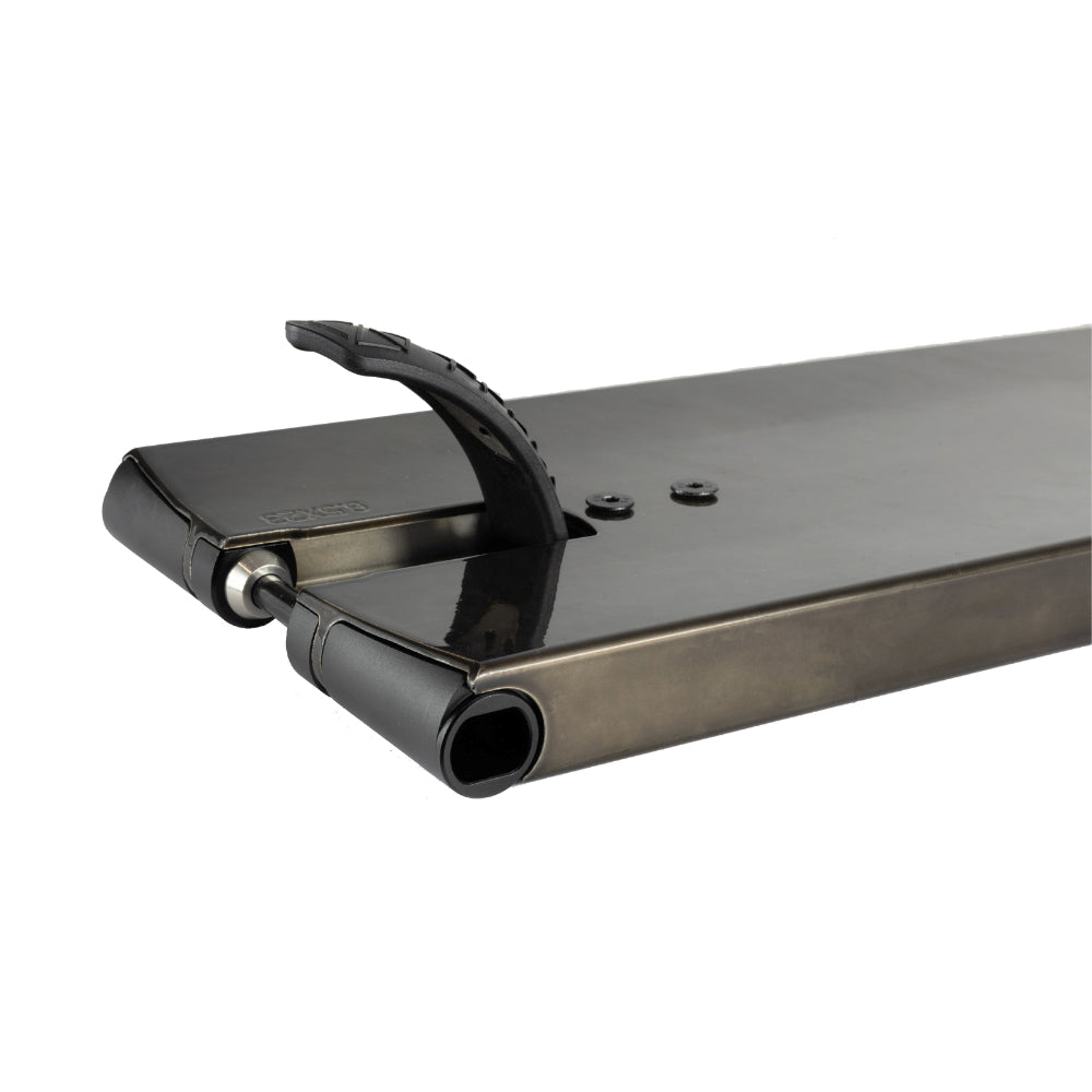 Native Ventura Black Street Scooter Deck. Increase strength and lightness. Better riding experience. New 7075 deck deck with wider grind surface