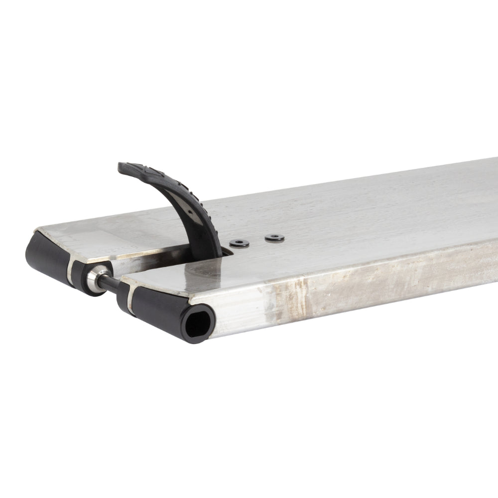 Native Ventura Raw Street Scooter Deck. Increase strength and lightness. Better riding experience. New 7075 deck deck with wider grind surface