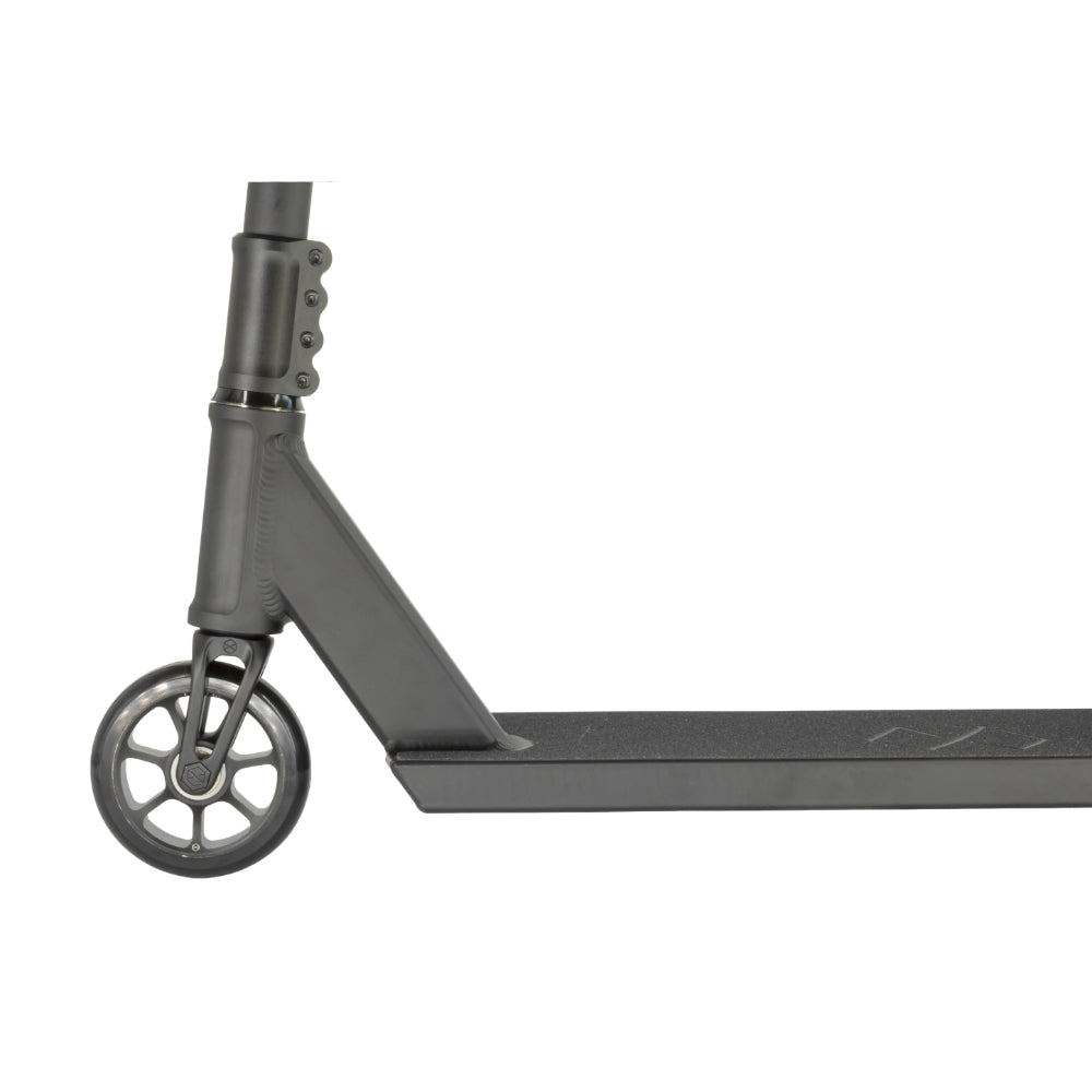 Native Format Black Pro Street Scooter Complete Fork And SCS Compression Close Up