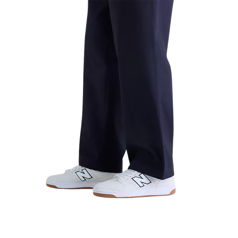 New Balance Numeric Pleated Standard Pants Dark Night Blue Side Close Up