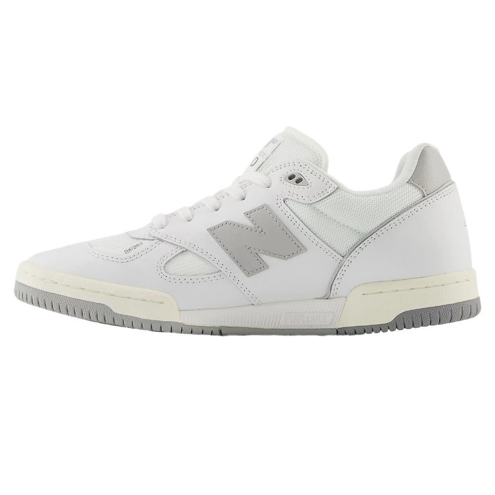 New Balance Numeric Tom Knox 600 White Grey Shoes Outside Logo