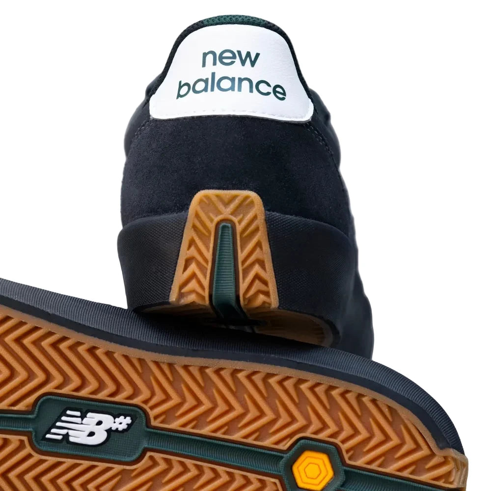New Balance Numeric 340 Shoe Black White Back 2.0