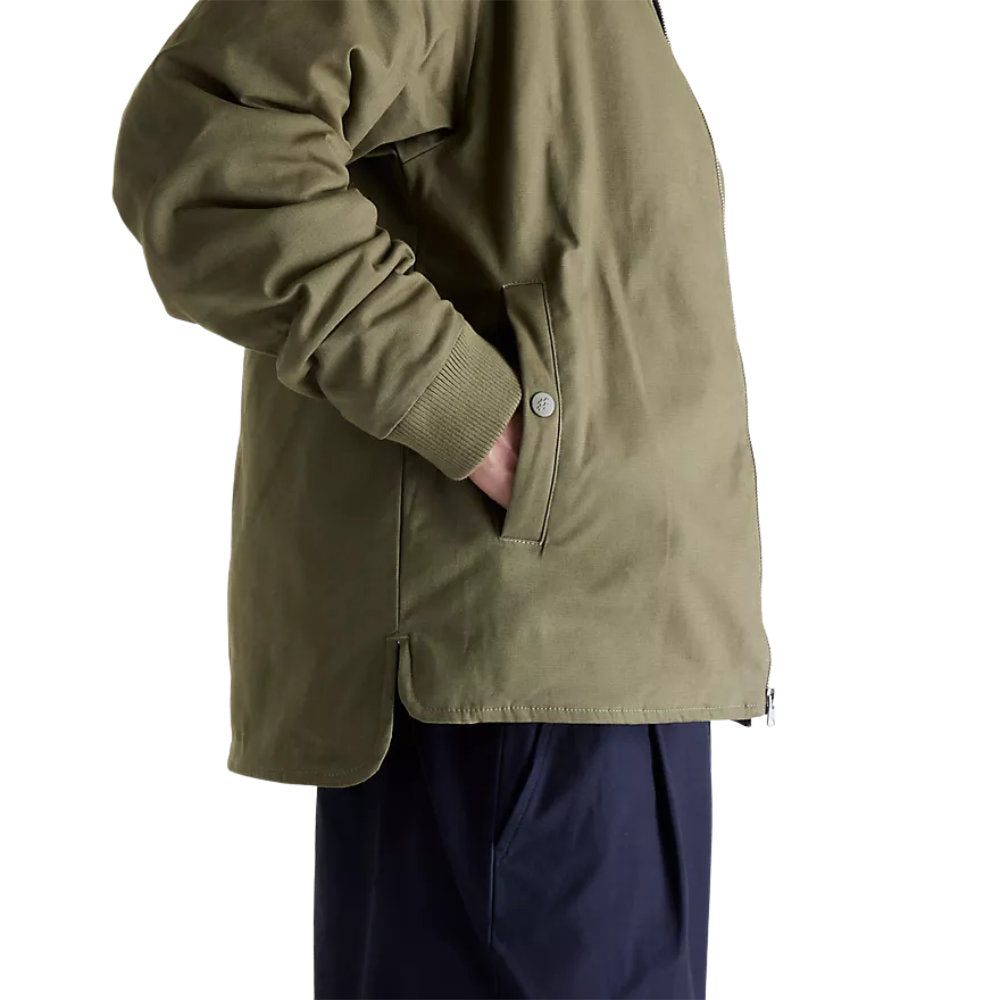 New Balance Numeric Thermal Jacket Wakame Green Side Pocket View