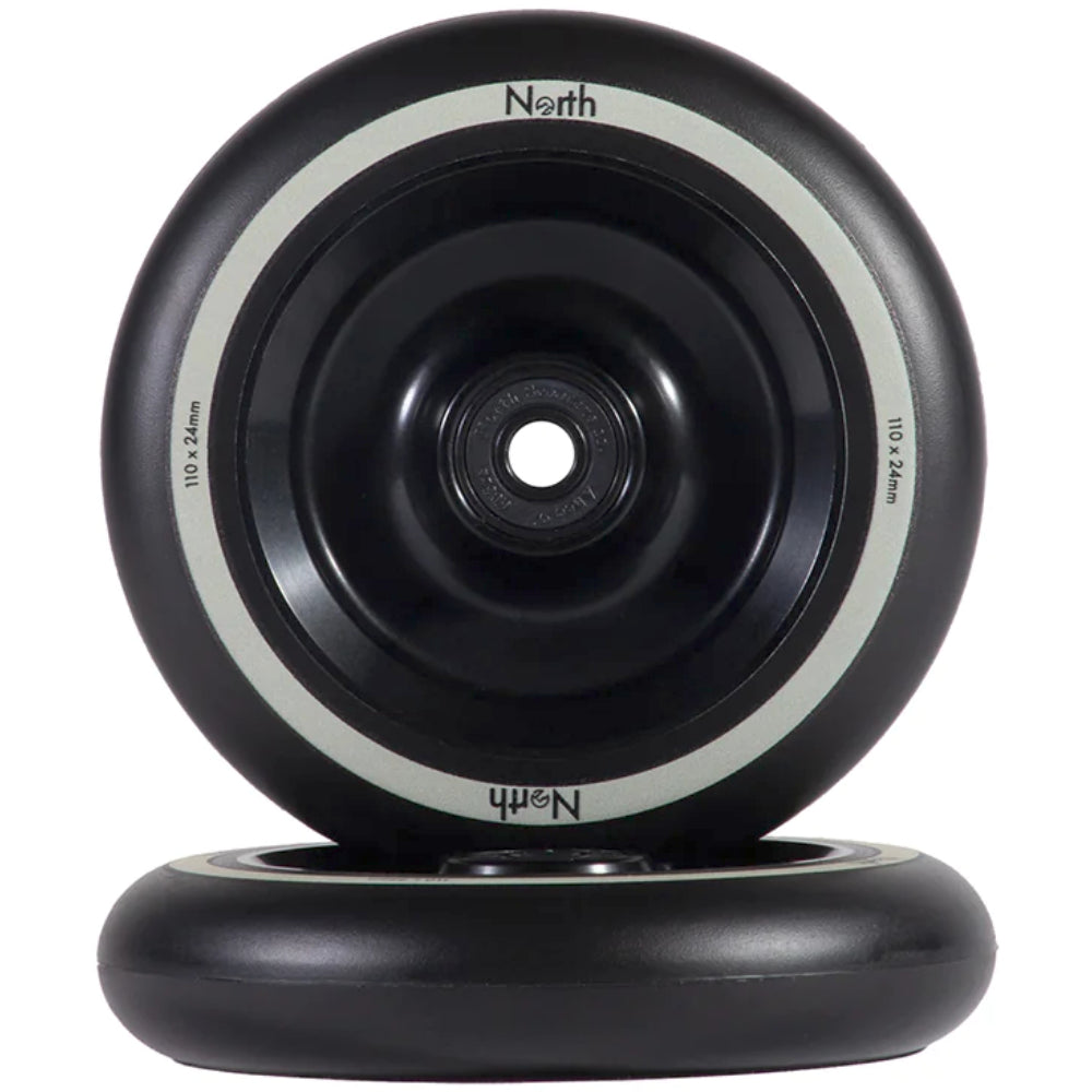 North Scooters Fullcore G2 110x24mm Freestyle Scooter Wheels Black Black Pu