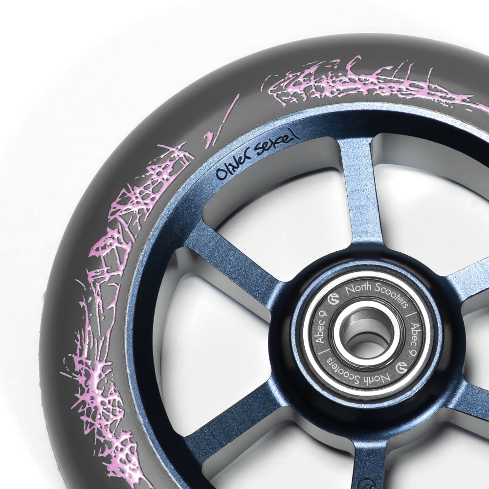 North Scooters Oliver Sekel Signature 110X24mm Scooter Wheels Close Up