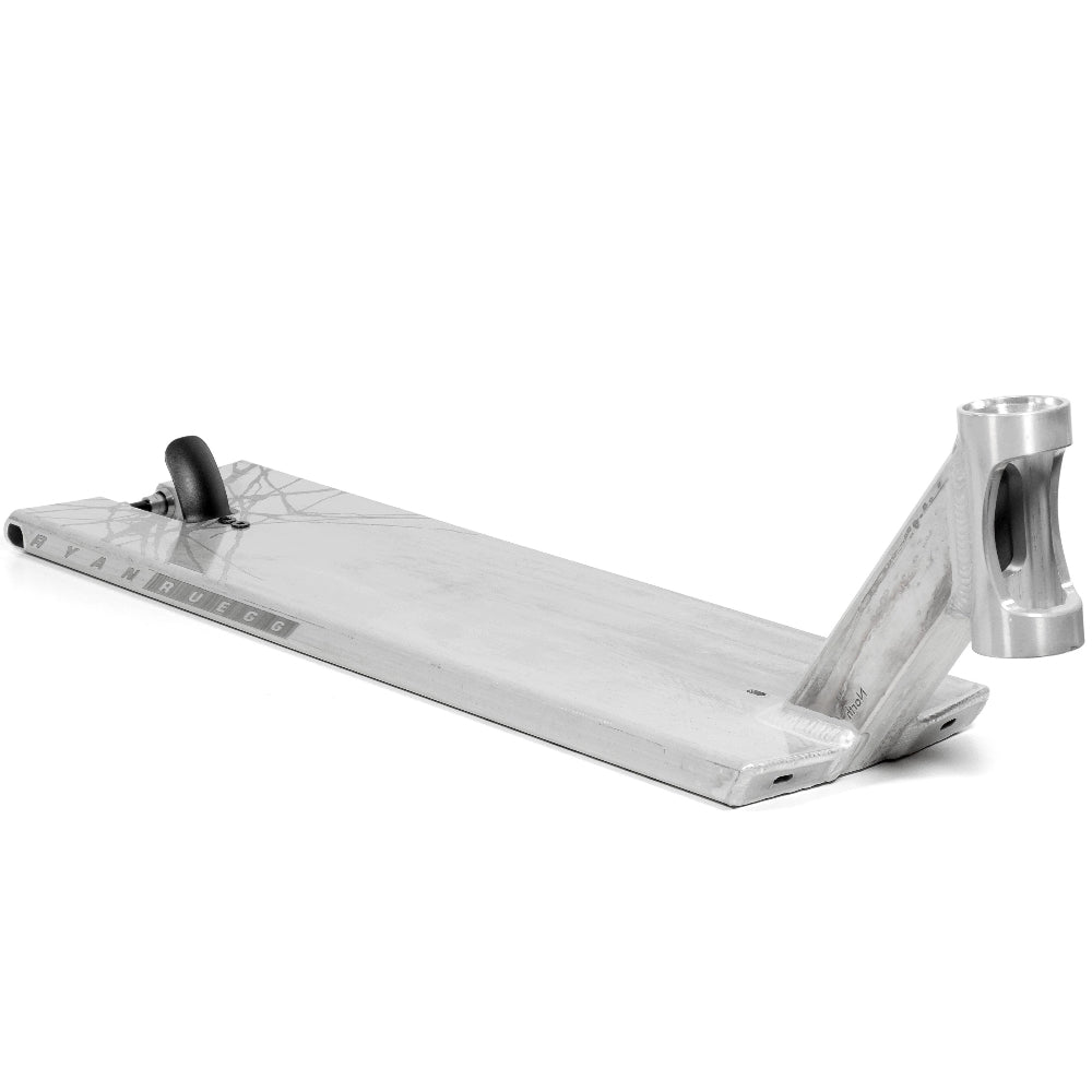 North Scooters Unity 6.5in Ryan Ruegg Signature Scooter Deck Raw Right Side