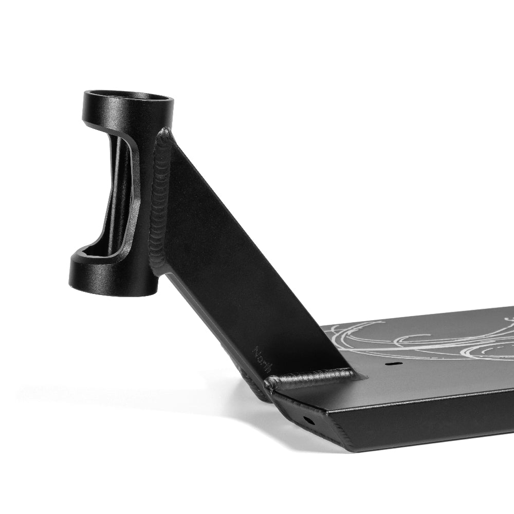 North Scooters Arca 6.75 Street Deck Black New Extruded Downtube