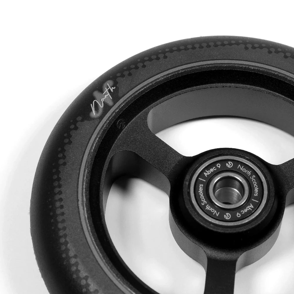 North Scooters Index 115x30mm Scooter Wheels Close Up With Side Print