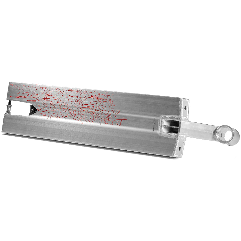 North Scooters Riley Maltais Sig. Willow Scooter Deck Raw Bottom Design