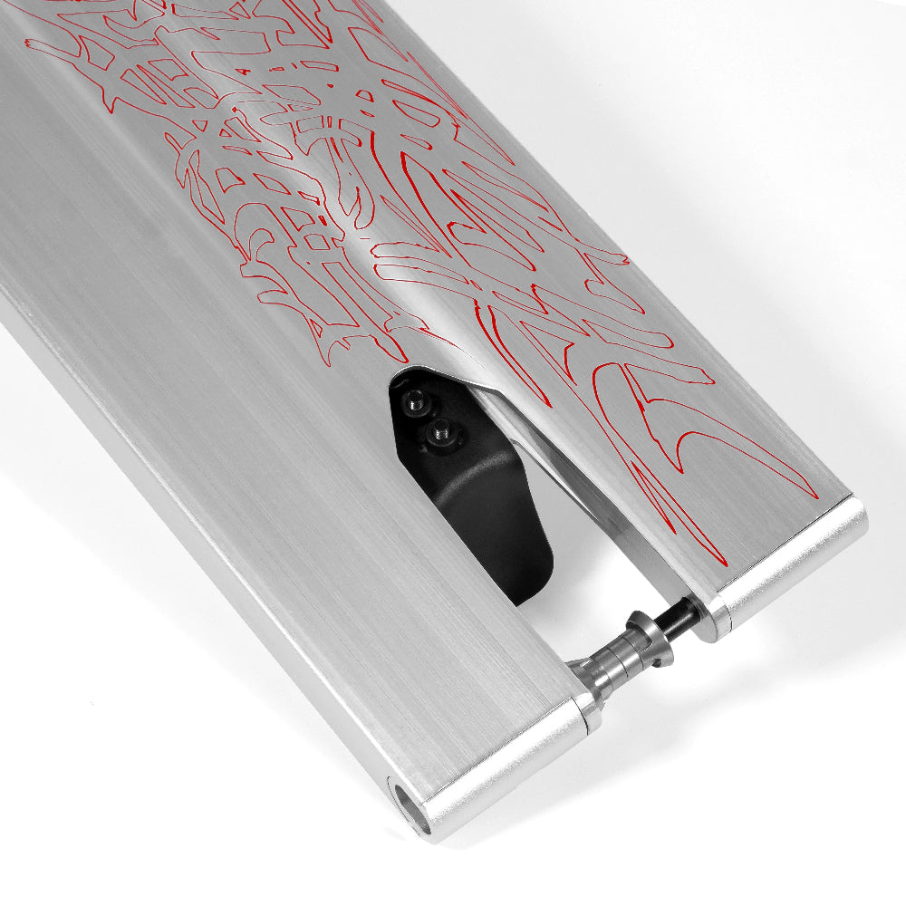 North Scooters Riley Maltais Sig. Willow Scooter Deck Raw Drop Outs