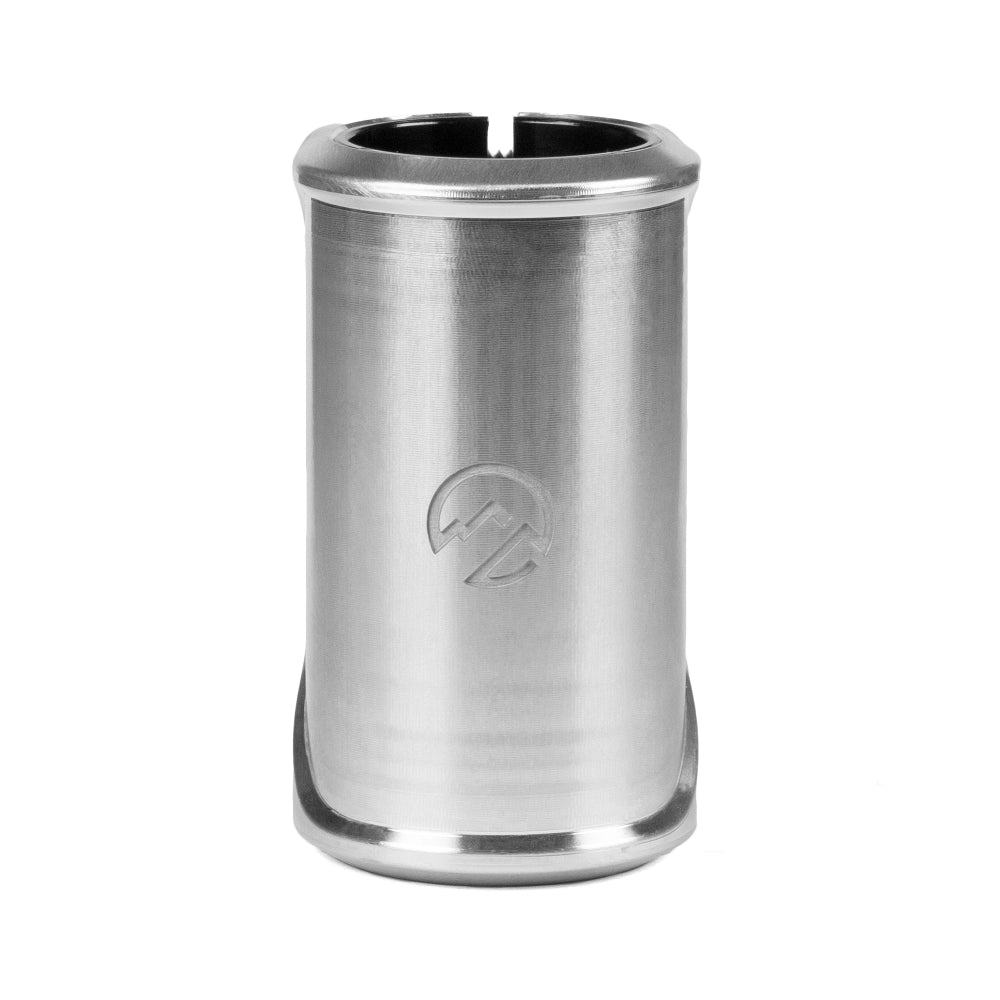 North Scooters Seam SCS Scooter Clamp Raw Front Engraved Logo