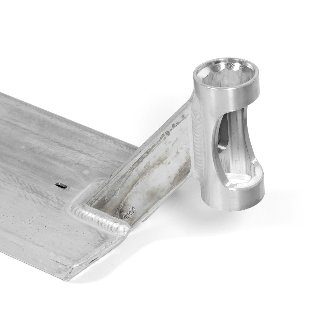 North Scooters Unity 6.5in Ryan Ruegg Signature Scooter Deck Raw Neck Extruded Headtube