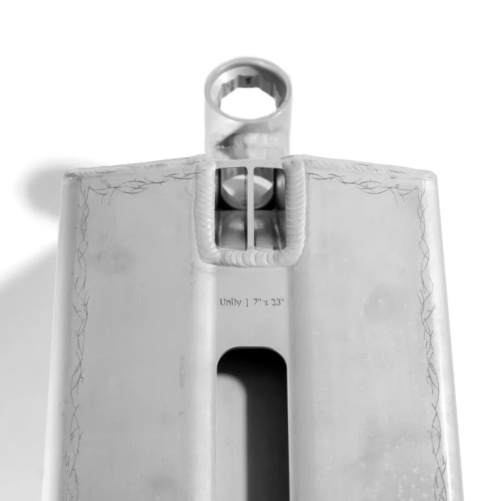 North Scooters Unity Scooter Deck Raw Raw Bottom Headtube