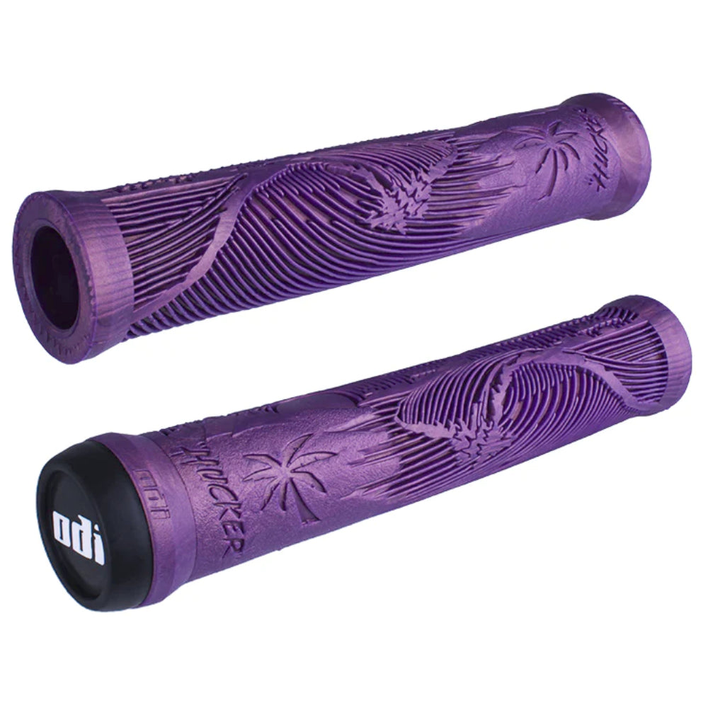 ODI Hucker Grips Flangeless Purple