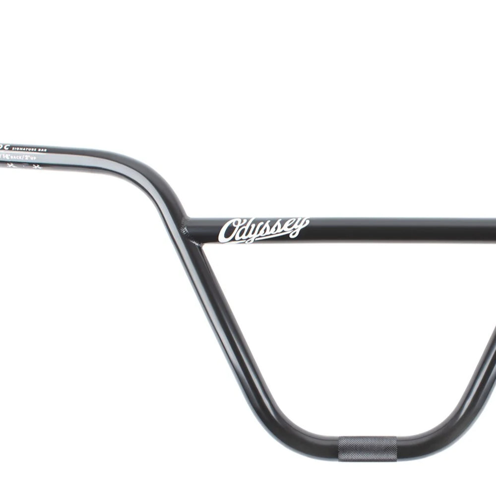 Odyssey Broc 9.8" Rustproof Black BMX Bars Front