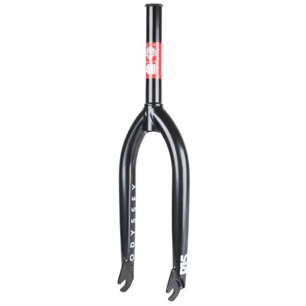 Odyssey R15 Rustproof Black BMX Fork Angle view
