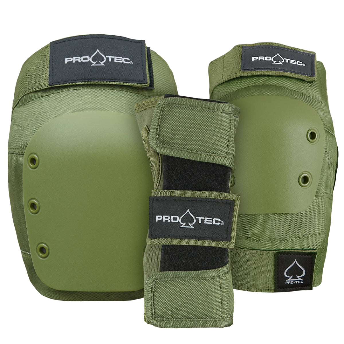 PRO-TEC Junior Protections Street Gear 3-Pack Pad Set Green