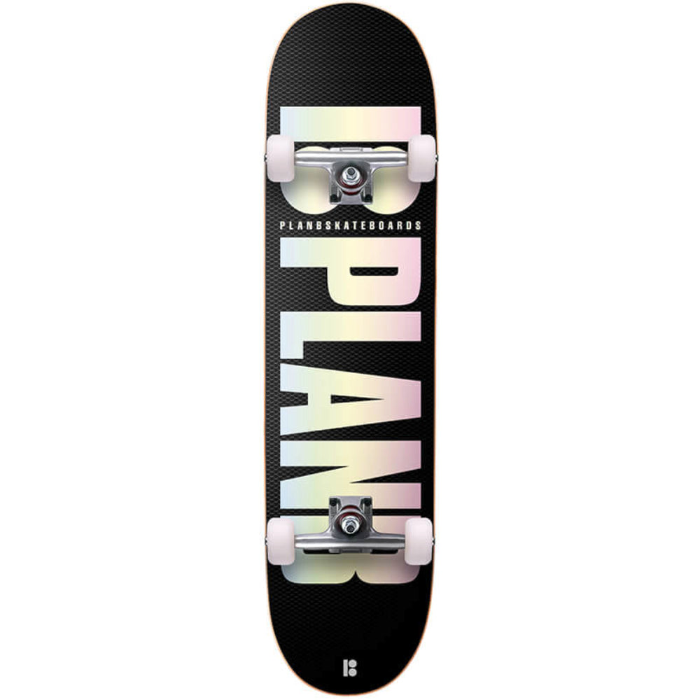 Plan B OG Honeycomb Black 8.25- Skateboard Complete