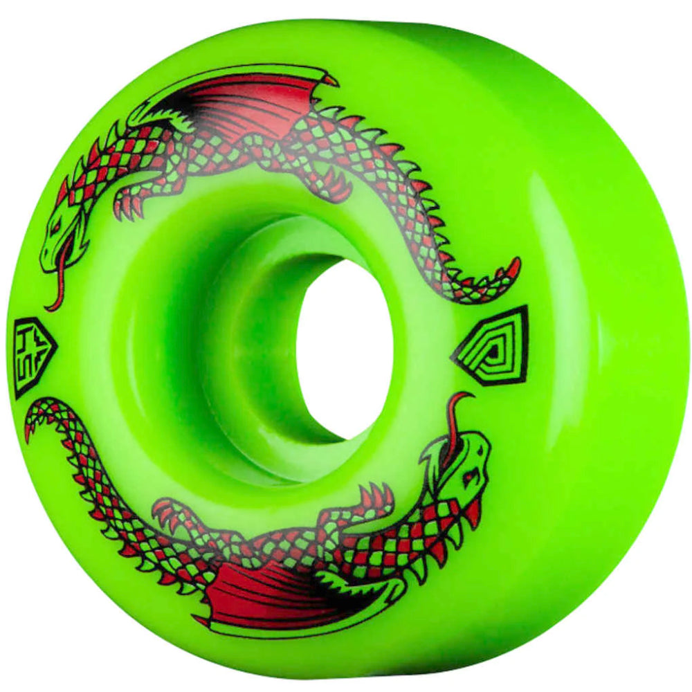 Powell Peralta Dragon Formula 93A Green 54mm - Skateboard Wheels