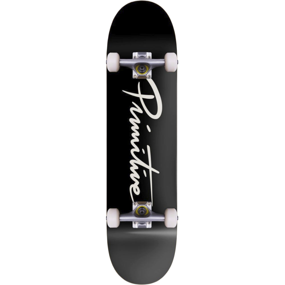 Primitive Nuevo Black Logo 8.0 - Skateboard Complete
