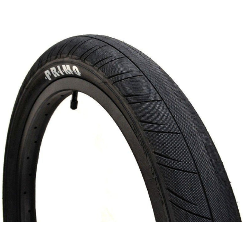 Primo Stevie Churchill 2.45 Black BMX Tire Close Up View