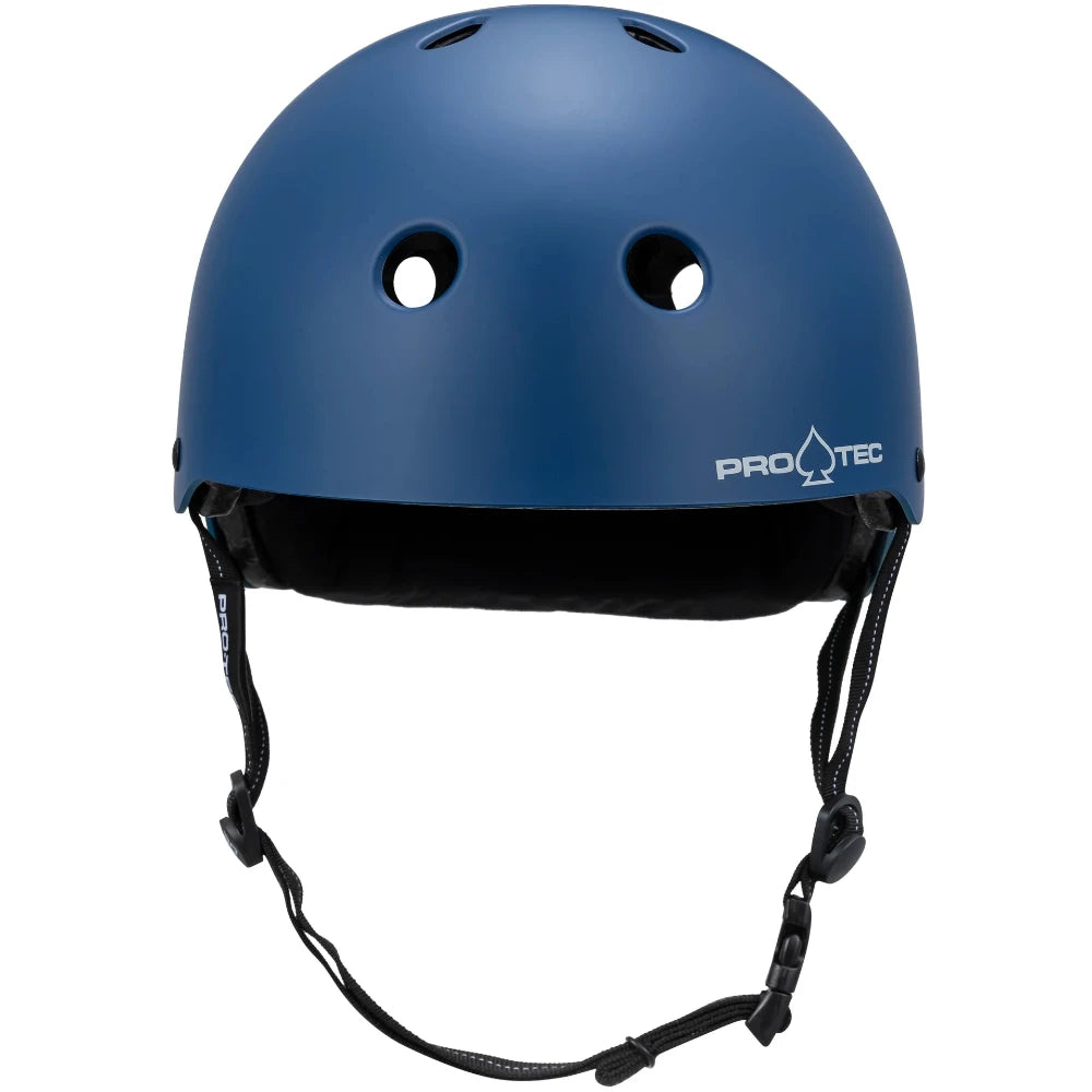 Pro-Tec Low Pro Helmet Matte Blue Front
