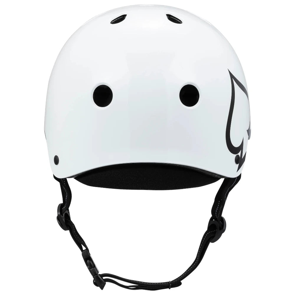 Pro-Tec Low Pro Helmet White Gloss Back