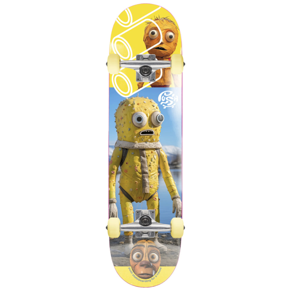Push Yellow Man First Push 7.25 - Skateboard Complete
