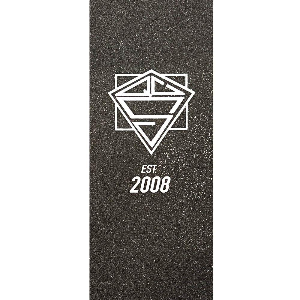 QC Scooters Throwback Logo 7" - Scooter Griptape Close Up