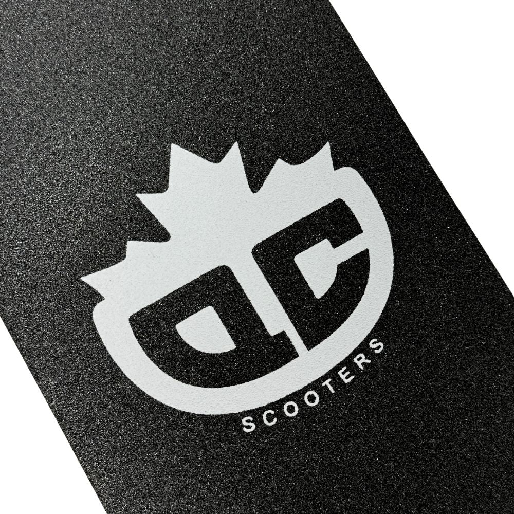 QC Scooters Classic Logo 7" Scooter Griptape Close-Up