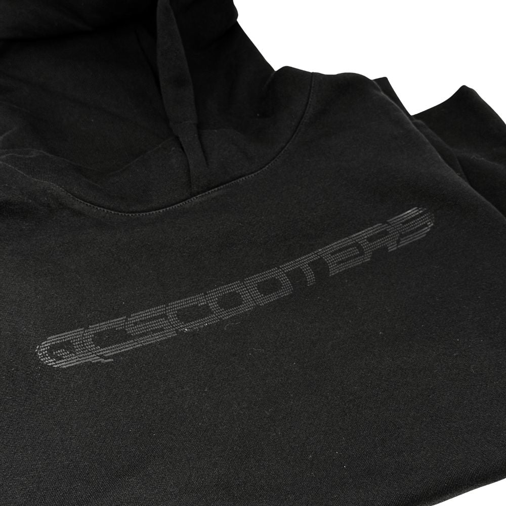 QC Scooters Thin Dot Hoodie Close-up