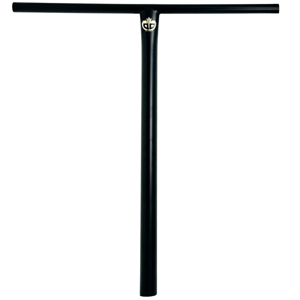 QC Scooters Titanium T-Bars Matte Black with Silver Logo Scooter Bars