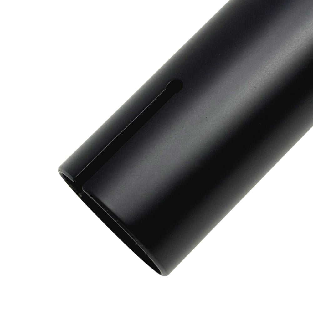 QC Scooters Titanium T-Bars Matte Black with Silver Logo Scooter Bars Slit