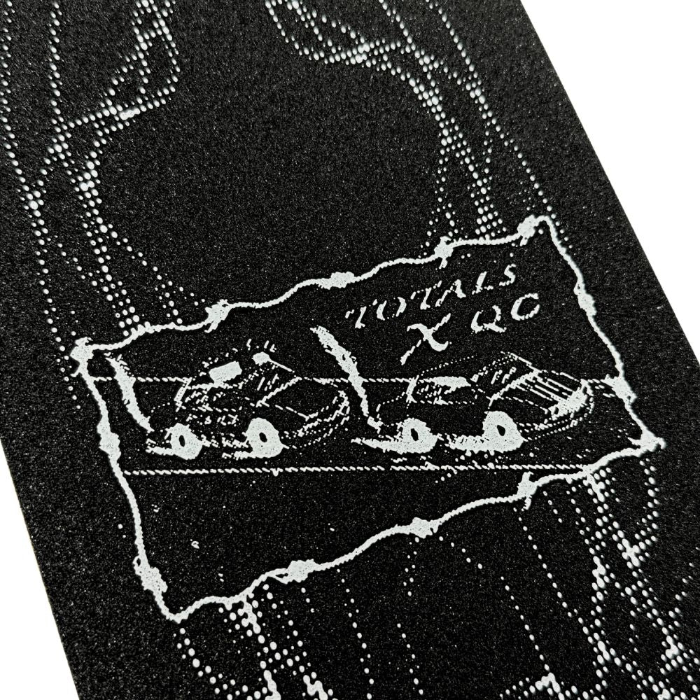 QC Scooters x Totals Montreal Collab Scooter Griptape Close-Up