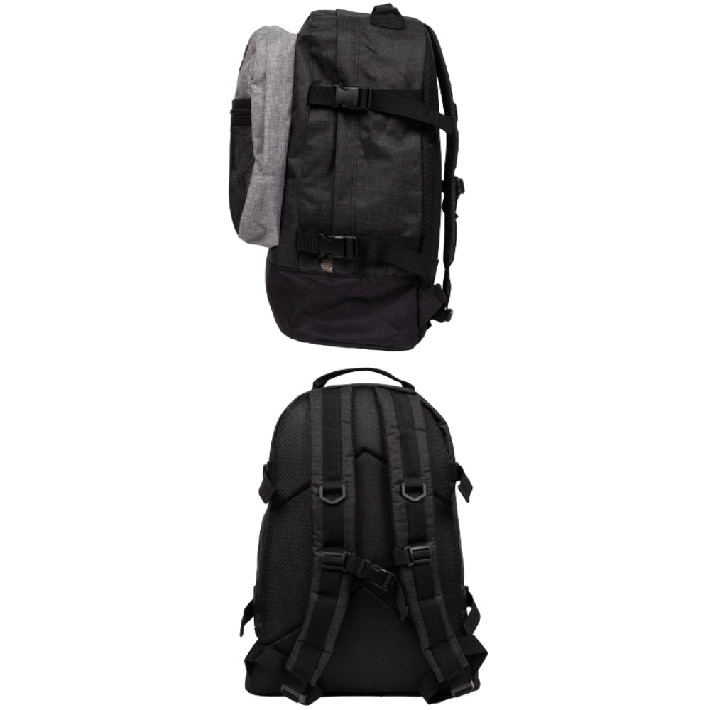 RDS Backpack Explorer Dark Heather Grey Side And Back