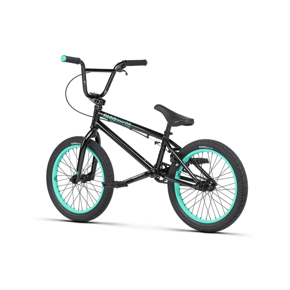 Radio Saiko Black 18" BMX Bike Back Angle View