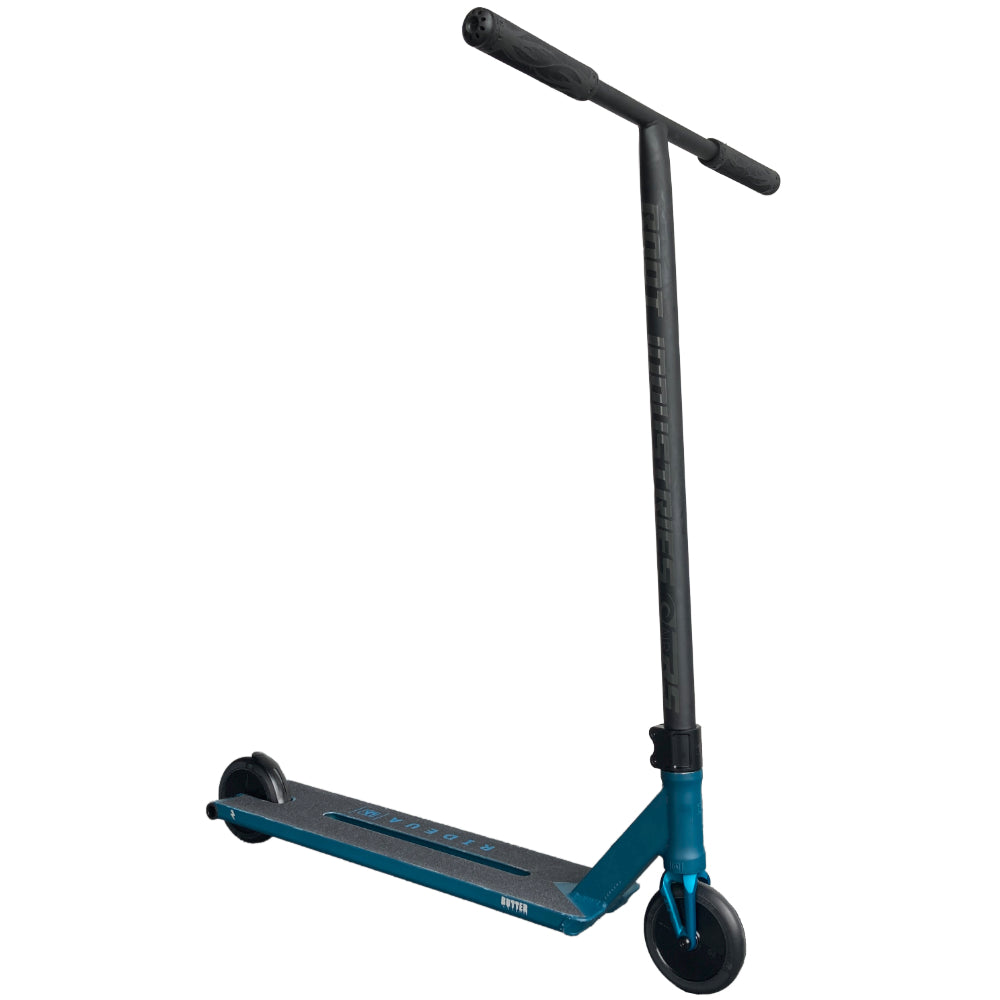 Root The Butter - Custom Scooter What happens when you take all the best Root Industries parts has to offer and mix it with the best boxed deck out there? BOOM a semi-custom built with prime parts and a top of the line deck usually only available after market. And all that at a reduced price.