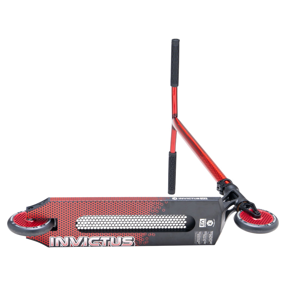 Root Industries Invictus V3 Scooter Complete Red Bottom Side View