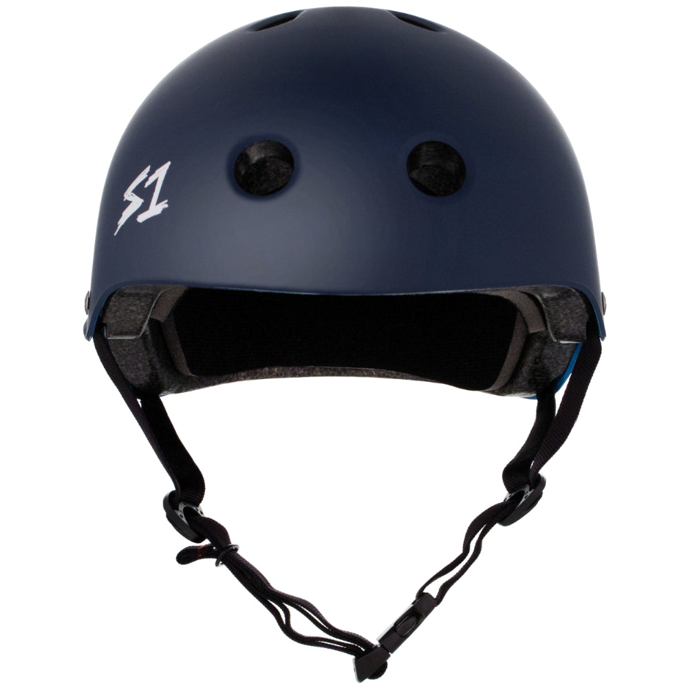 S1 Lifer Matte Navy CERTIFIED Helmet Front View