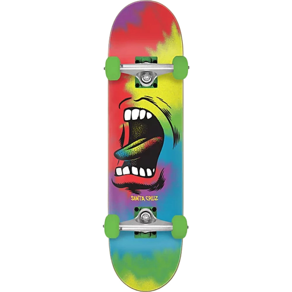 Santa Cruz Big Mouth Tie Dye 8.0 - Skateboard Complete