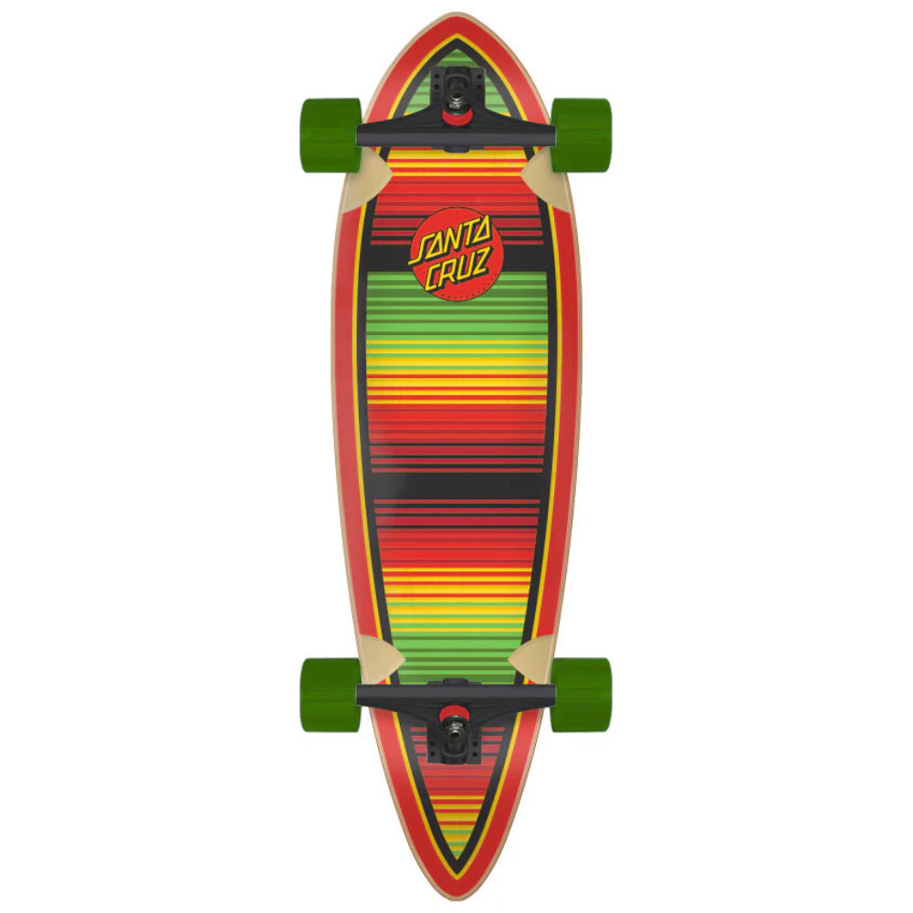 Santa Cruz Pintail Serape 9.2x33 - Longboard Complete Bottom