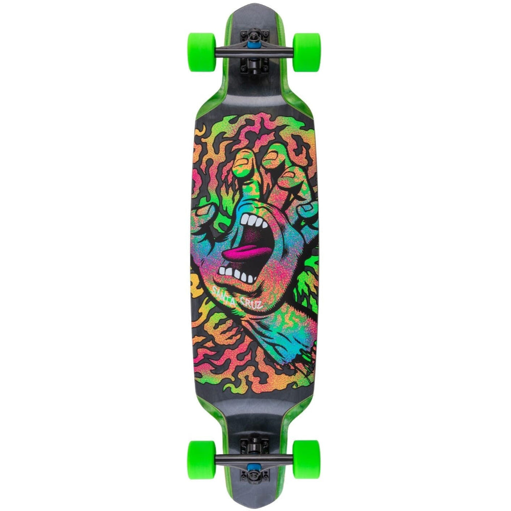 Santa Cruz Drop Down Obscure Hand 9.5x37.52 - Cruiser Complete