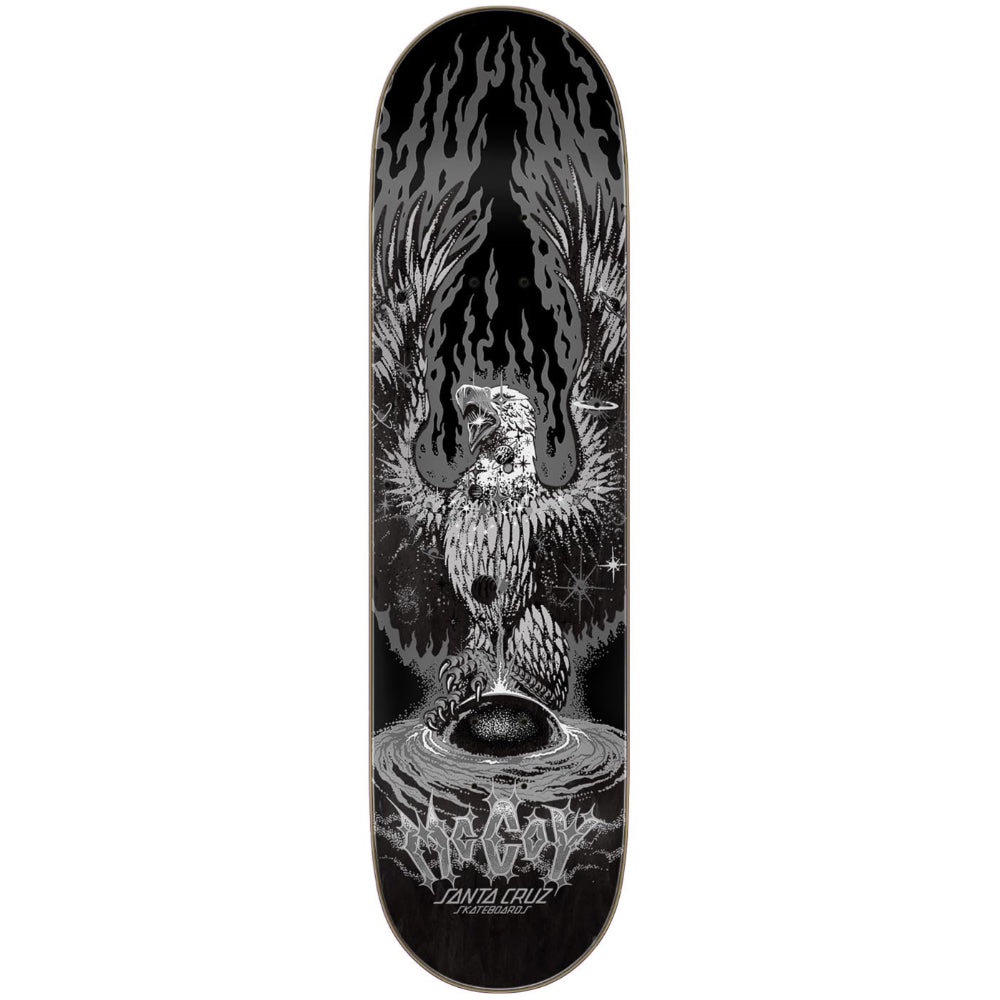 Santa Cruz VX McCoy Cosmic Eagle Black / Silver 8.25 - Skateboard Deck