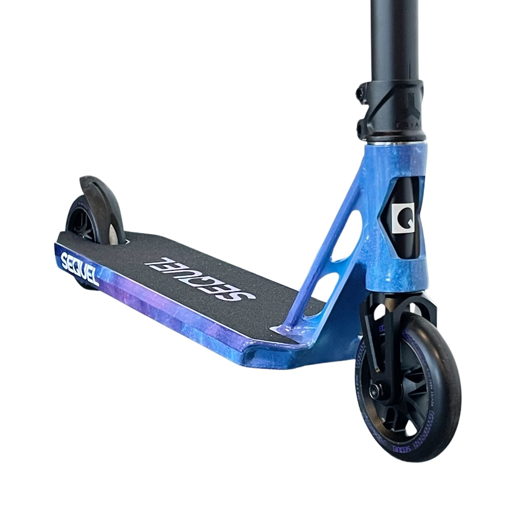 Sequel Rise Park Dark Matter With Aluminium Bars Scooter Complete Close Up