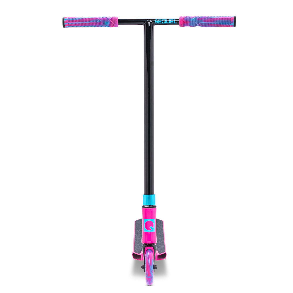 Sequel Ignite Scooter Complete Pink Teal Front View